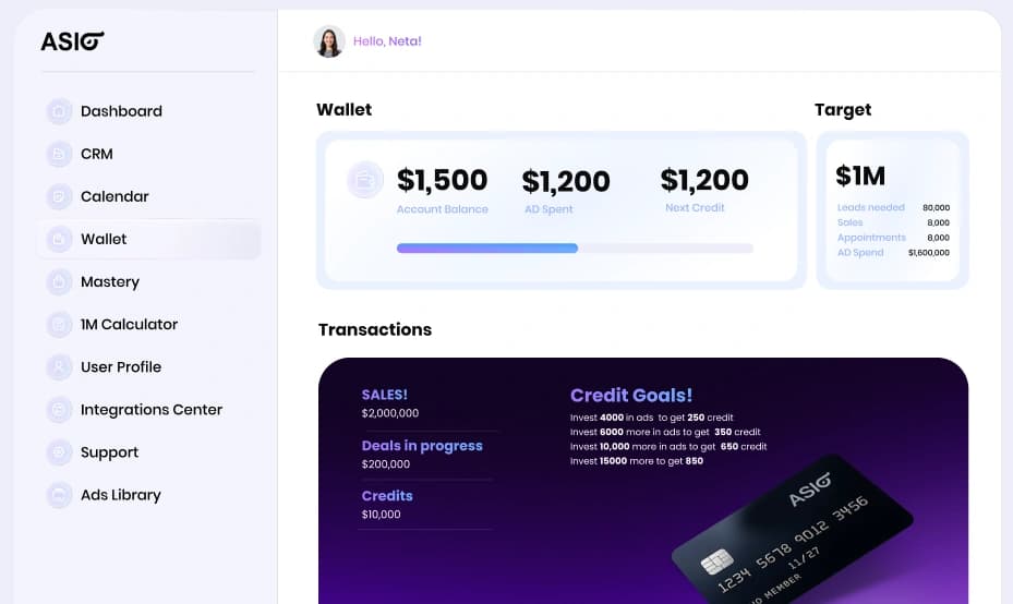 Bank Dashboard