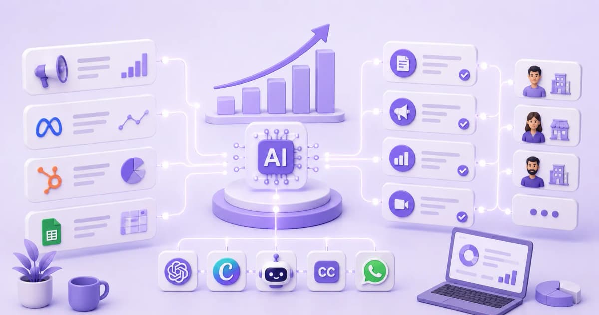 Cómo escalar una agencia de marketing digital con IA: del caos a los sistemas en 2026