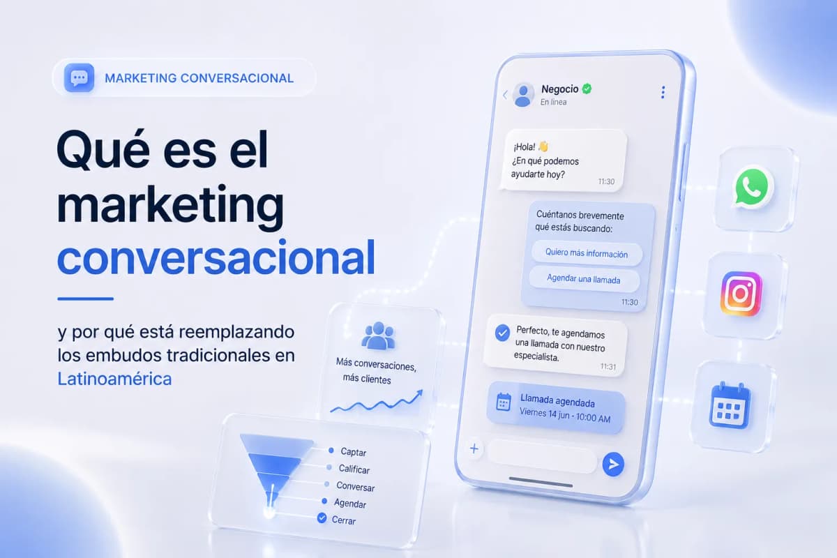 Qué es el marketing conversacional y por qué está reemplazando los embudos tradicionales en Latinoamérica