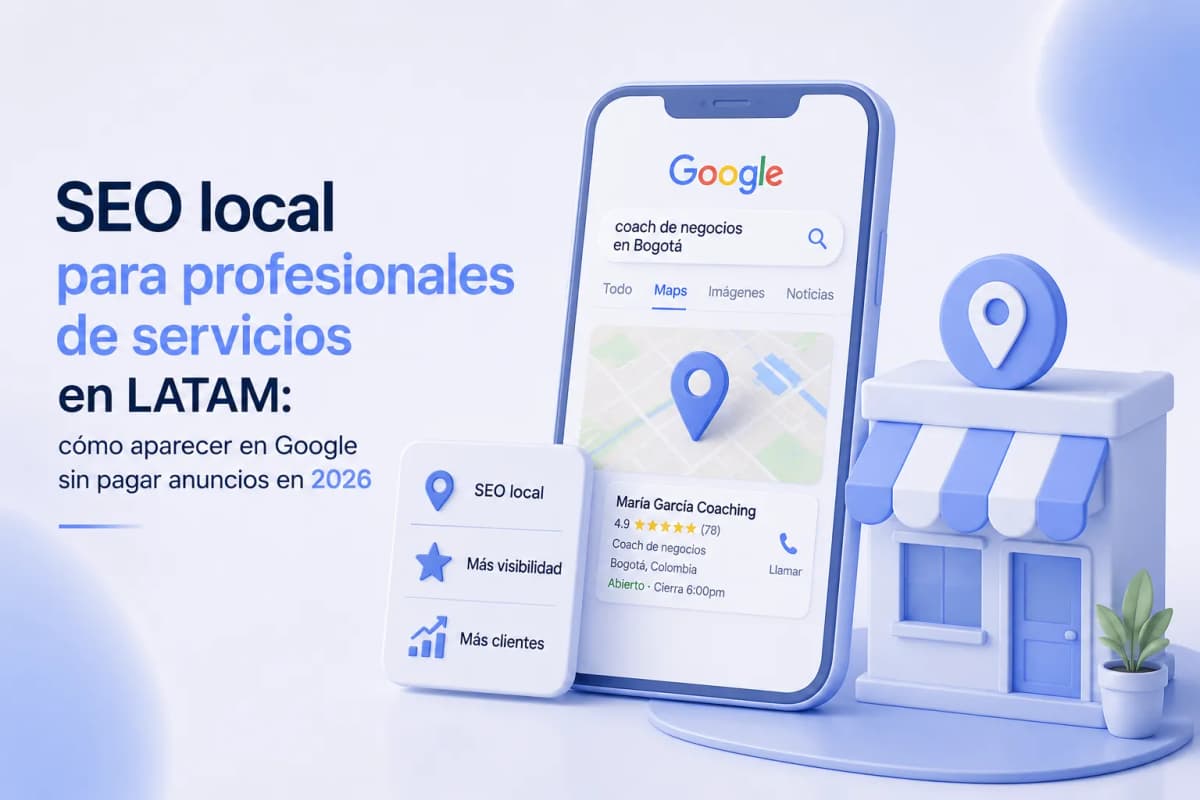 SEO local para profesionales de servicios en LATAM: cómo aparecer en Google sin pagar anuncios en 2026