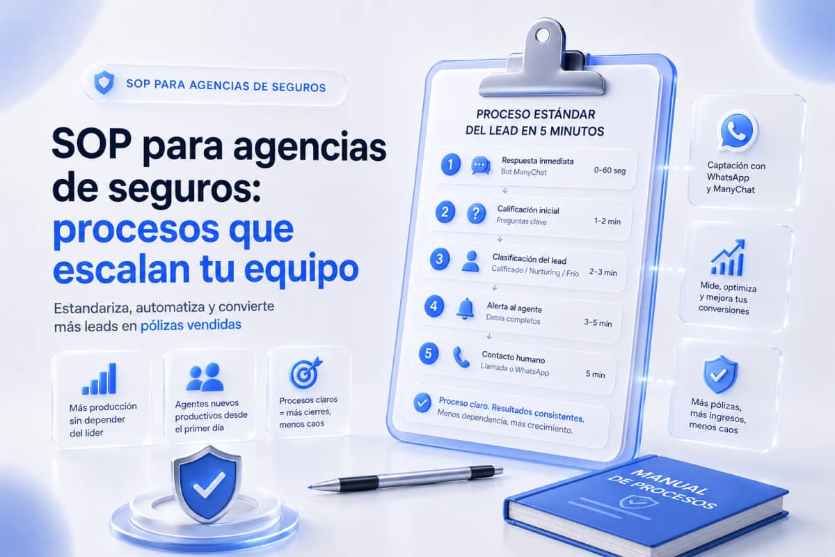 Creating a Sales SOP for Your Insurance Team: The Manual That Boosts Production