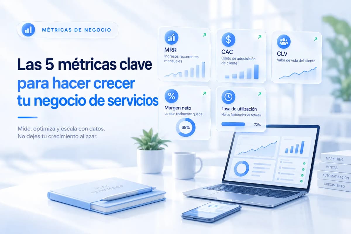 Métricas financieras que todo profesional de servicios debe monitorear en 2026