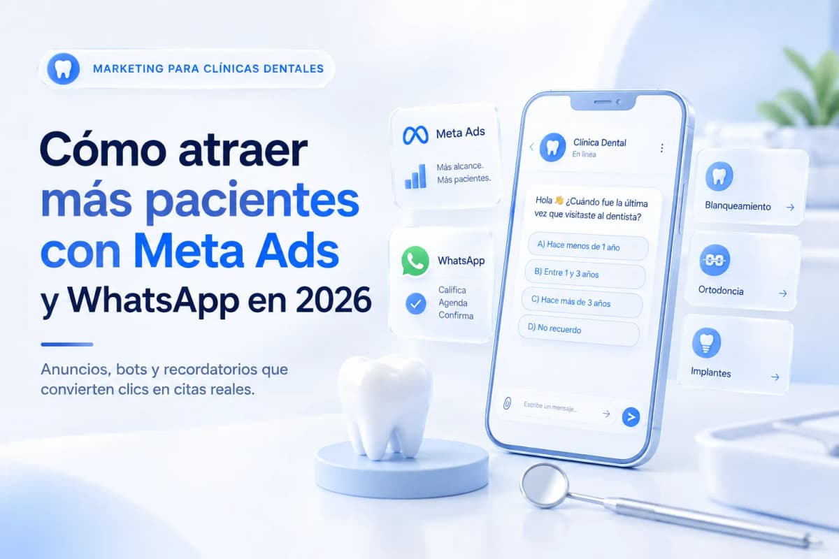 Conversational Marketing for Dentists: Fill Your Schedule with Patients Using WhatsApp and Meta Ads