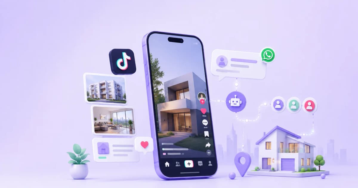 TikTok para agentes inmobiliarios: contenido que genera consultas reales en 2026